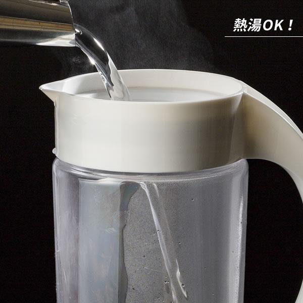 可橫放耐熱冷水壺 | 2.2L | 米白色 | TAKEYA | 日本製 | TY-140952